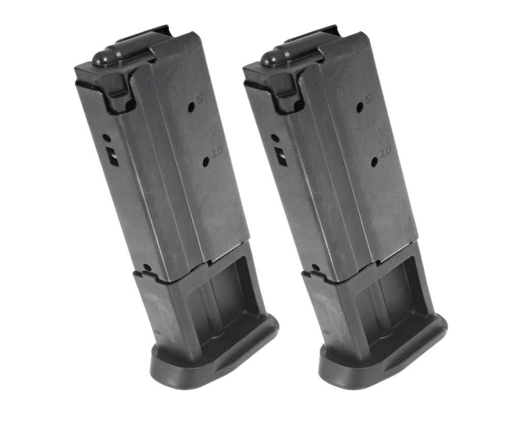 Ruger 90712 Ruger-5.7 Value Pack 10rd Magazine Fits Ruger-5.7 5.7x28mm 10rd Black Oxide 2 Pack