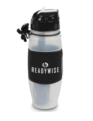 ReadyWise Water Filtration Bottle 28 oz BPA-free Low Density Polyethylene