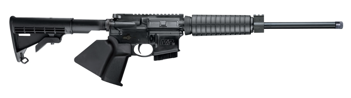 Smith &amp; Wesson 12055 M&amp;P15 Sport II OR *CA Compliant 5.56x45mm NATO 10+1 16&quot; Threaded Armornite Barrel, Fixed Stock, California Paddle Grip, Gas Block With Integral Rail, QD Sling Swivel, Manual Safet