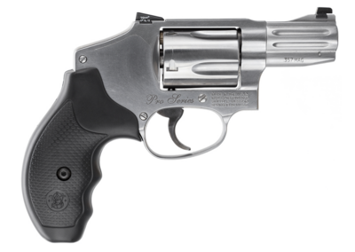 Smith &amp; Wesson 178044 Model 640 Performance Center Pro 357 Mag or 38 S&amp;W Spl +P Stainless Steel 2.13&quot; Barrel &amp; 5rd Cylinder Cut For Moon Clips, Satin Stainless Steel J-Frame, Dovetail Tritium Night Si