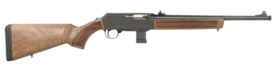 Henry H027H9G Homesteader w/Glock Mag Well Adapter 9mm Luger 10+1 16.37&quot; Blued Steel Threaded Barrel, Black Anodized Aluminum/Optic Ready Receiver, American Walnut Fixed Stock w/2-Piece Grips Ambidext