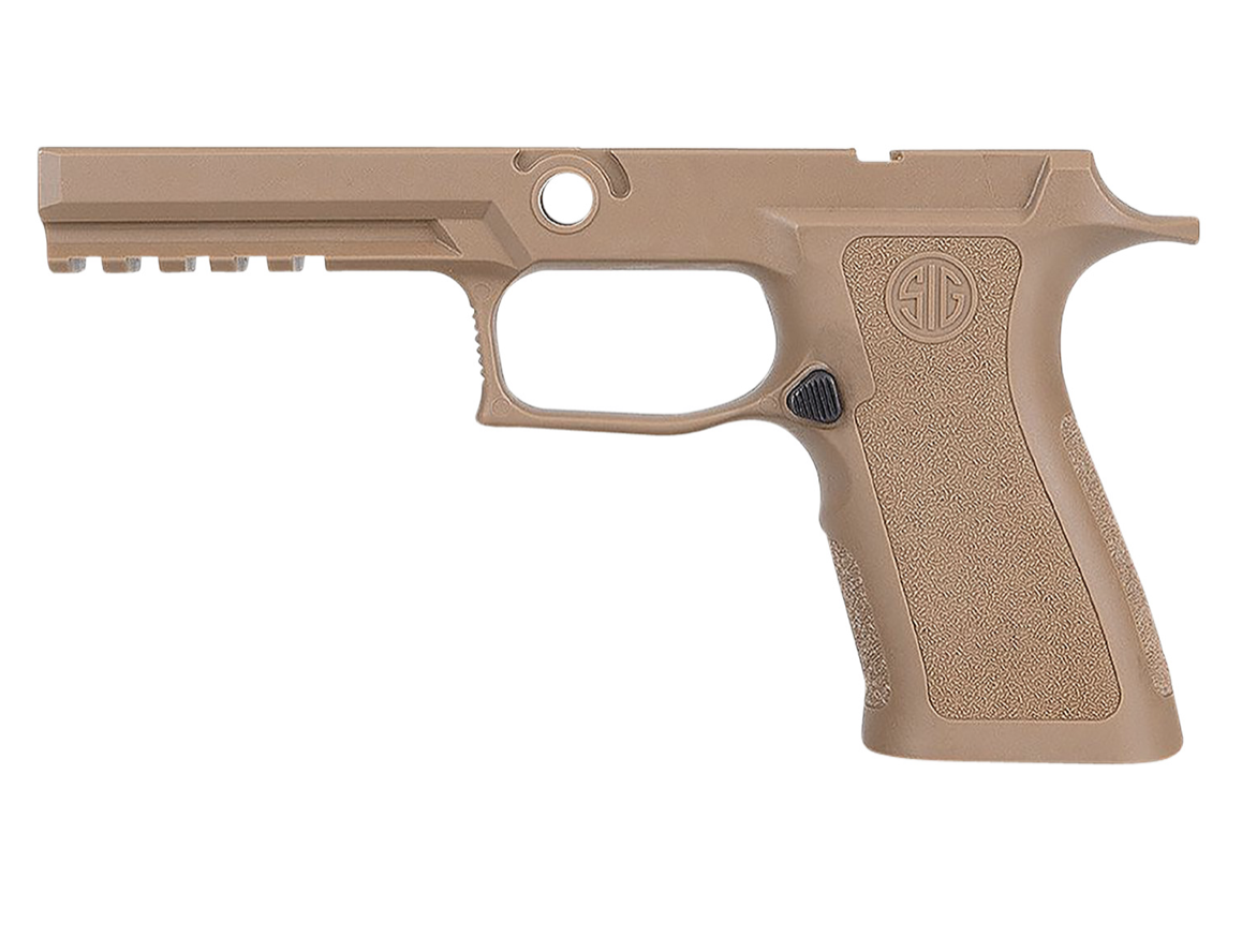 SIG Sauer P320 Grip Module X-Series (Small Size Module), 9mm Luger/40 S&amp;W/357 Sig, Coyote Polymer, Fits Full Size Sig P320 (4.70&quot;)