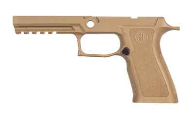 SIG Sauer P320 Grip Module X-Series (Medium Size Module), 9mm Luger/40 S&amp;W/357 Sig, Coyote Polymer, Fits Full Size Sig P320 (4.70&quot;)
