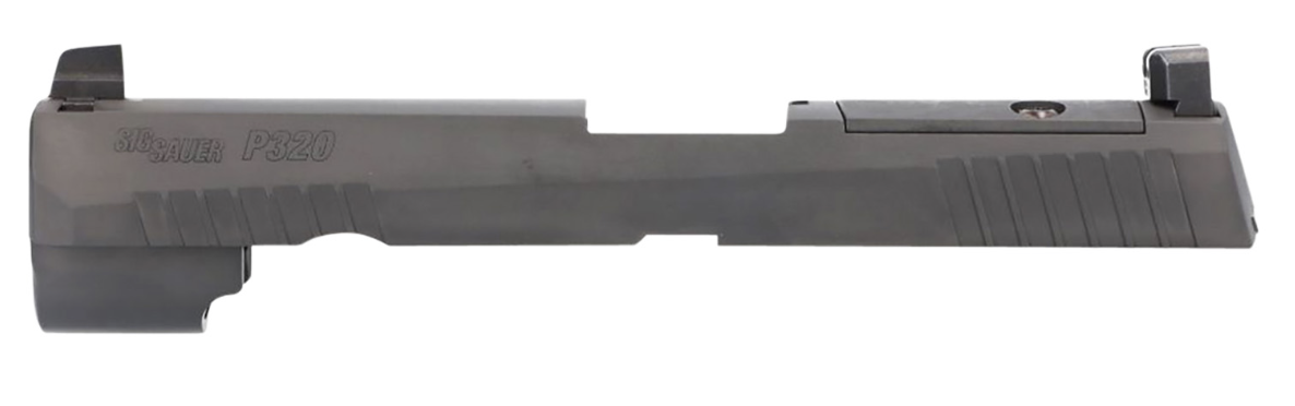 SigSauer P320 Slide Assembly Made of Stainless Steel with Black Nitron Finish for P320 with 4.7&quot; Non-threaded Barrel or 5.5&quot; Threaded Barrel