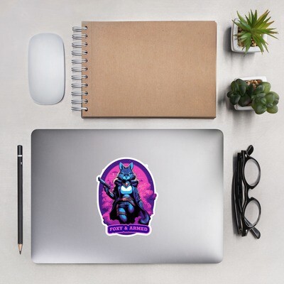 Redstone Foxy &amp; Armed Lady Bubble-free sticker