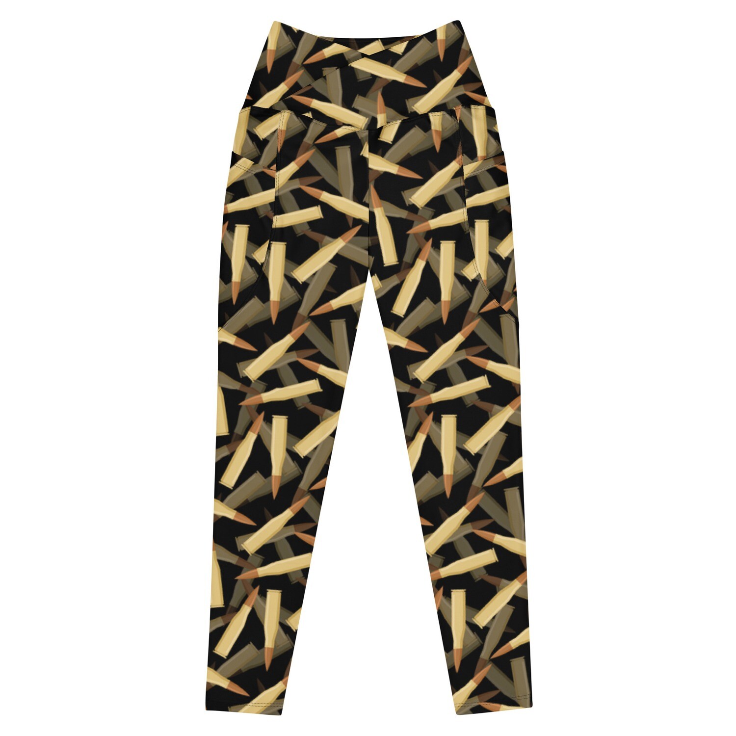Gun Range Ammo Print Plus Size Leggings | Free Shipping
