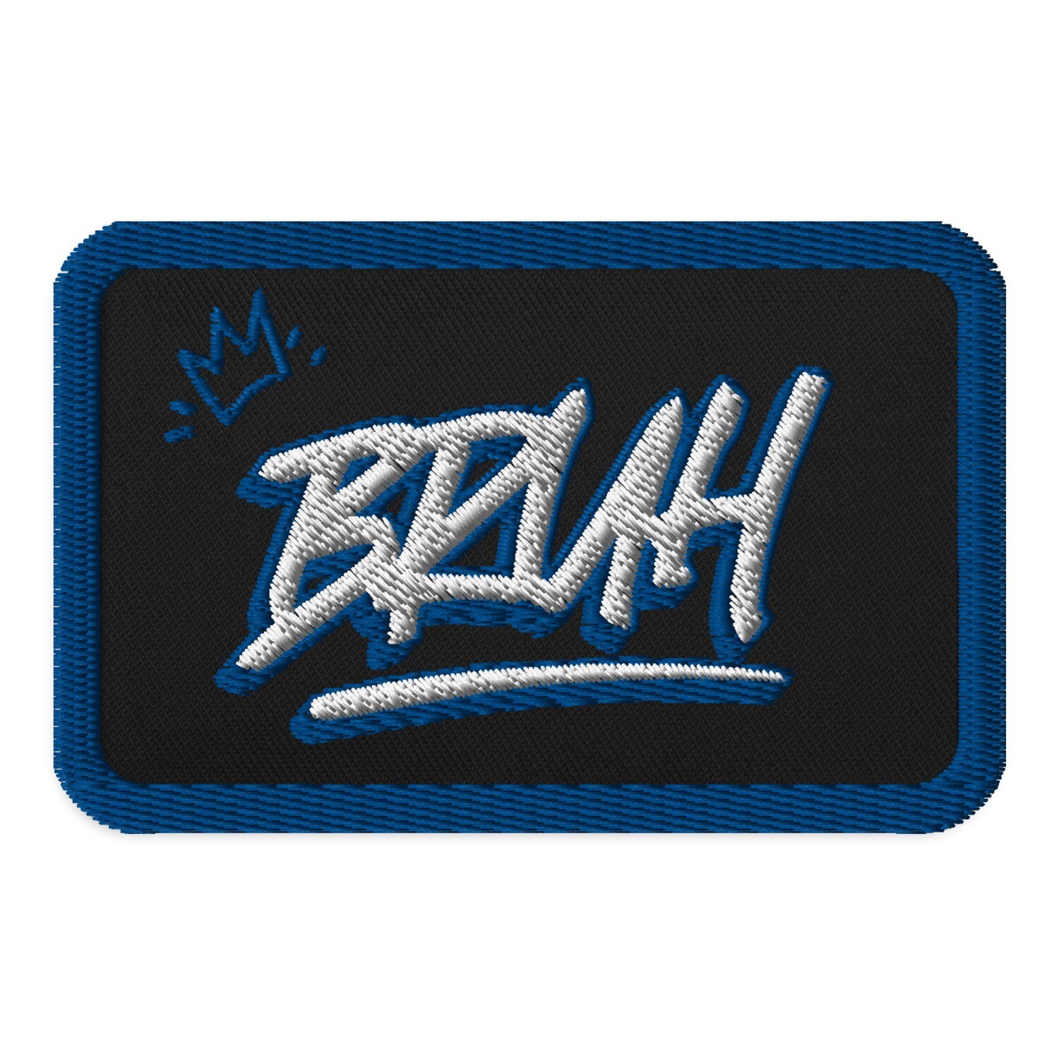 Bruh Streetwear Style Iron On Patch