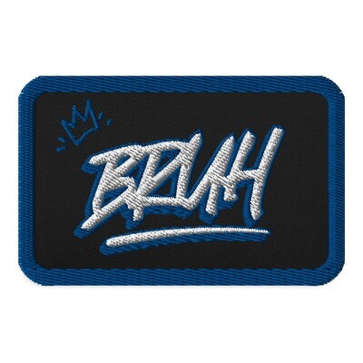 Bruh Streetwear Style Iron On Patch