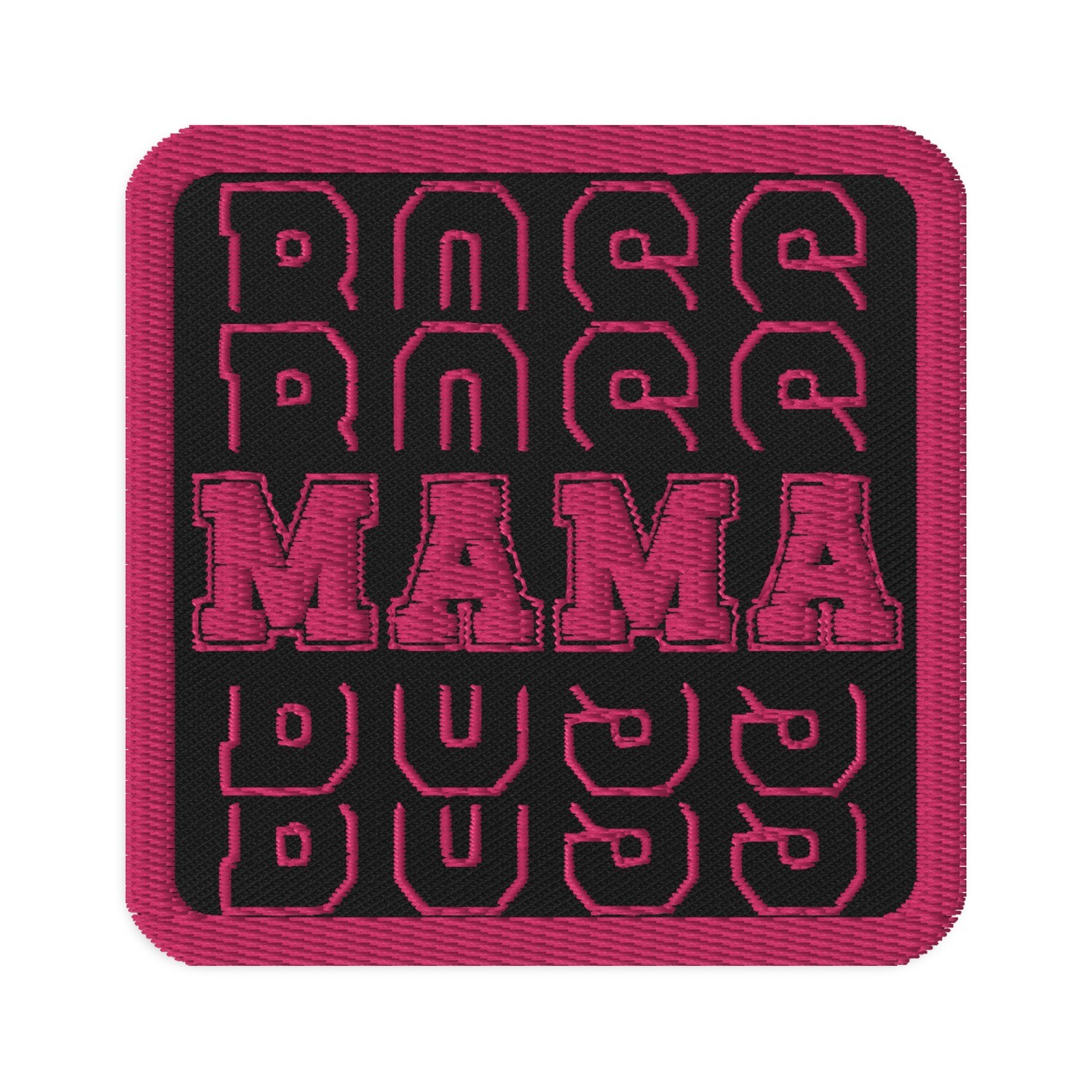 Mama Boss Embroidered Iron On, Sew On Patch 
