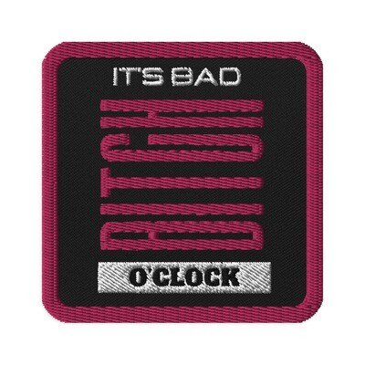 Girl Boss Embroidered Iron On Sew On Patch | Woman Business Owner Patch