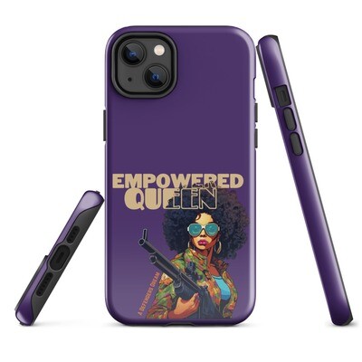 Empowered Queen Shotgun Tough iPhone Case – Stylish Defender&#39;s Dream for Your Device (ships free)