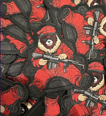 Tactical Bear Right To Bear Arms - Embroidered Iron On Patch