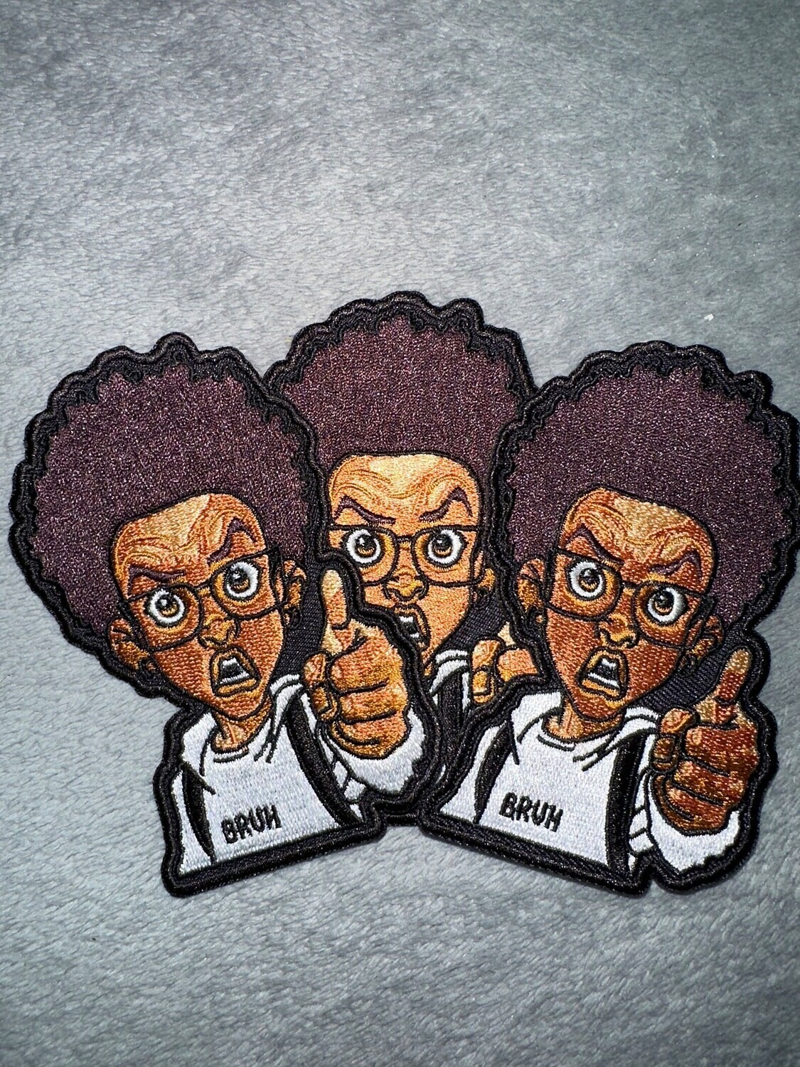 Black Boy Joy Embroidered Iron On Patch | Whats up Bruh Patch