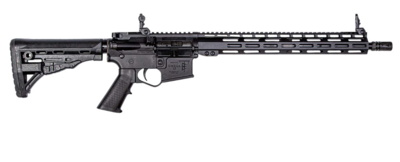 ET Arms Inc ETAGOMEGA556ML15CA Omega-15 5.56x45mm NATO 10+1 16&quot;, Polymer Rec, ATI SR-1 Deluxe Stock, A2 Grip, Flip-Up Sights