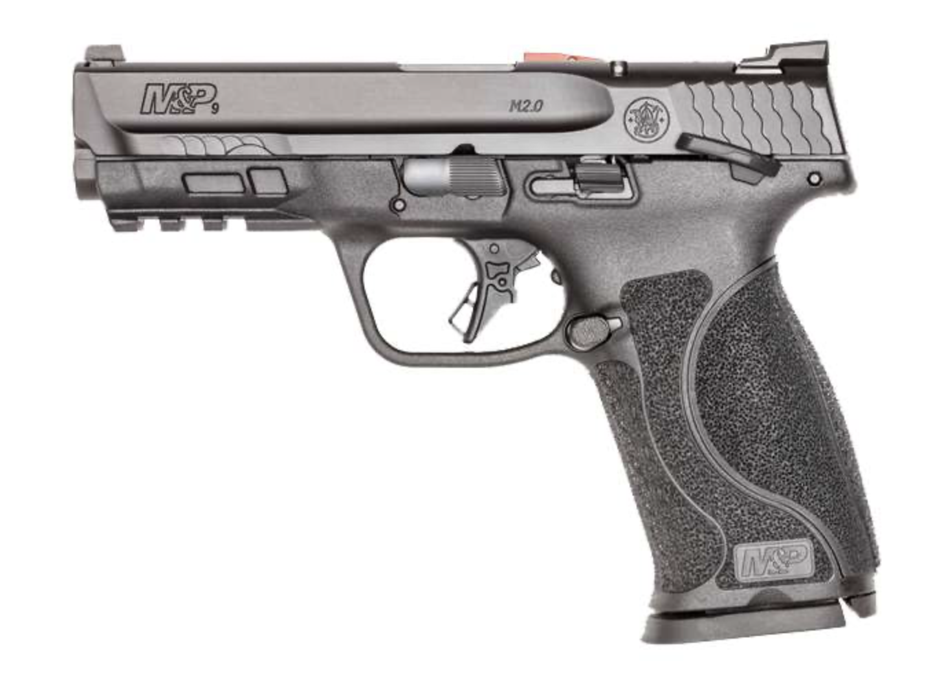 Smith &amp; Wesson 14033 M&amp;P 2.0 *CA Compliant Full Size Frame 9mm Luger 10+1, 4.25&quot; Black Armornite Steel Barrel, Black Armornite Serrated Stainless Steel Slide, Black Polymer Frame w/Picatinny Rail, Bla