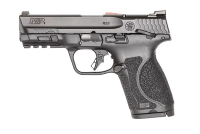 Smith &amp; Wesson 14032 M&amp;P 2.0 *CA Compliant Compact Frame 9mm Luger 10+1, 4&quot; Black Armornite Stainless Steel Barrel, Black Armornite Serrated Stainless Steel Slide, Black Polymer Frame w/Picatinny Rail