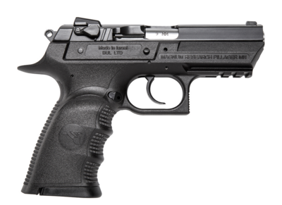 Magnum Research BE99003RSL Baby Eagle III Semi-Compact Frame 9mm Luger 10+1, 3.85&quot; Black Match Grade Barrel, Matte Black Oxide Carbon Steel Slide, Black Polymer Frame w/Beavertail/Finger Grooves &amp; Pic