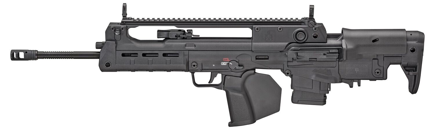Springfield Armory HL920556BCA Hellion *CA Compliant 5.56x45mm NATO 10+1 20&quot;, Black, Fully Adj. Bullpup Stock, Featureless Grip, Integrated Flip-Up Sights, 4-Prong Flash Hider, Adj. Gas Block