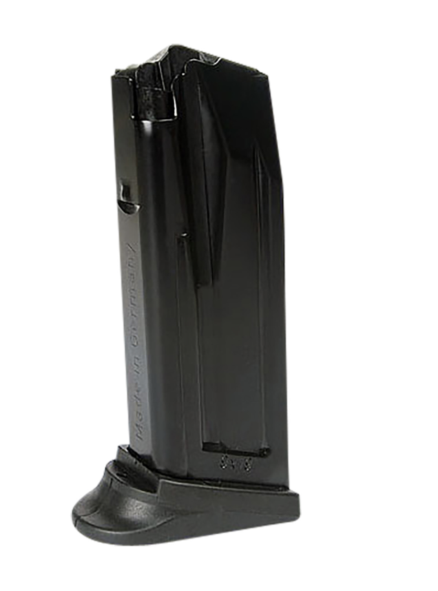HK P2000 Black Detachable with Extended Floor Plate 10rd 9mm Luger for H&amp;K P2000SK (Subcompact)