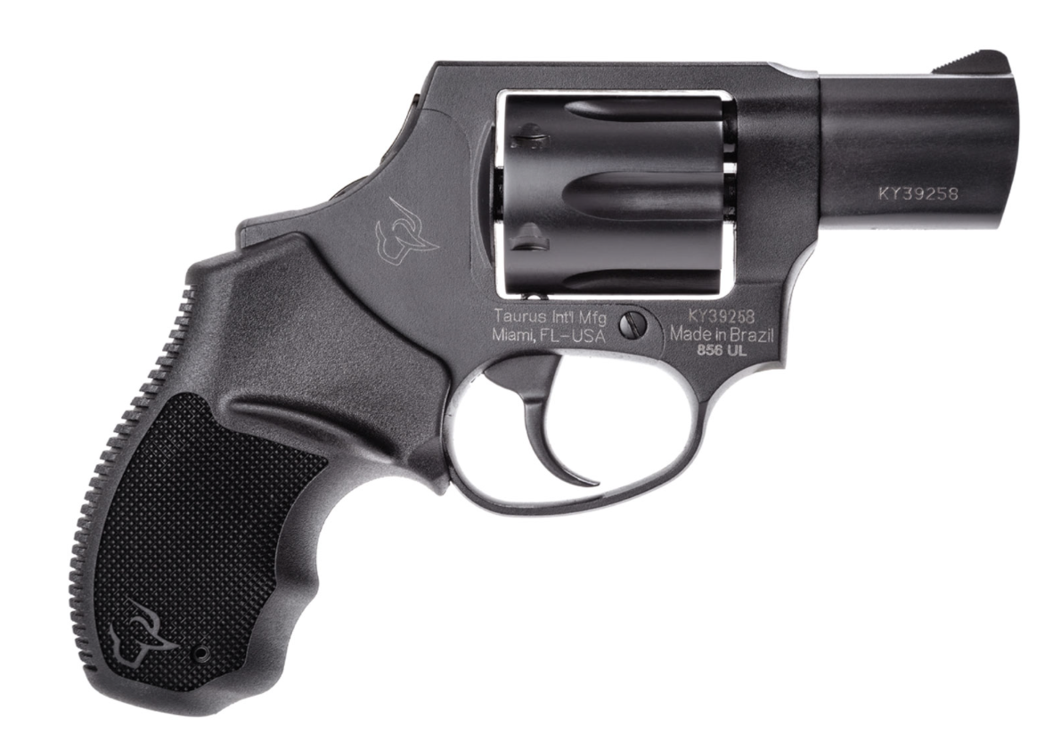 Taurus 2856021ULCH 856 Ultra-Lite 38 Special +P Caliber with 2&quot; Matte Black Finish Barrel, 6rd Capacity Matte Black Finish Cylinder, Matte Black Finish Anodized Aluminum Concealed Hammer Frame &amp; Finge