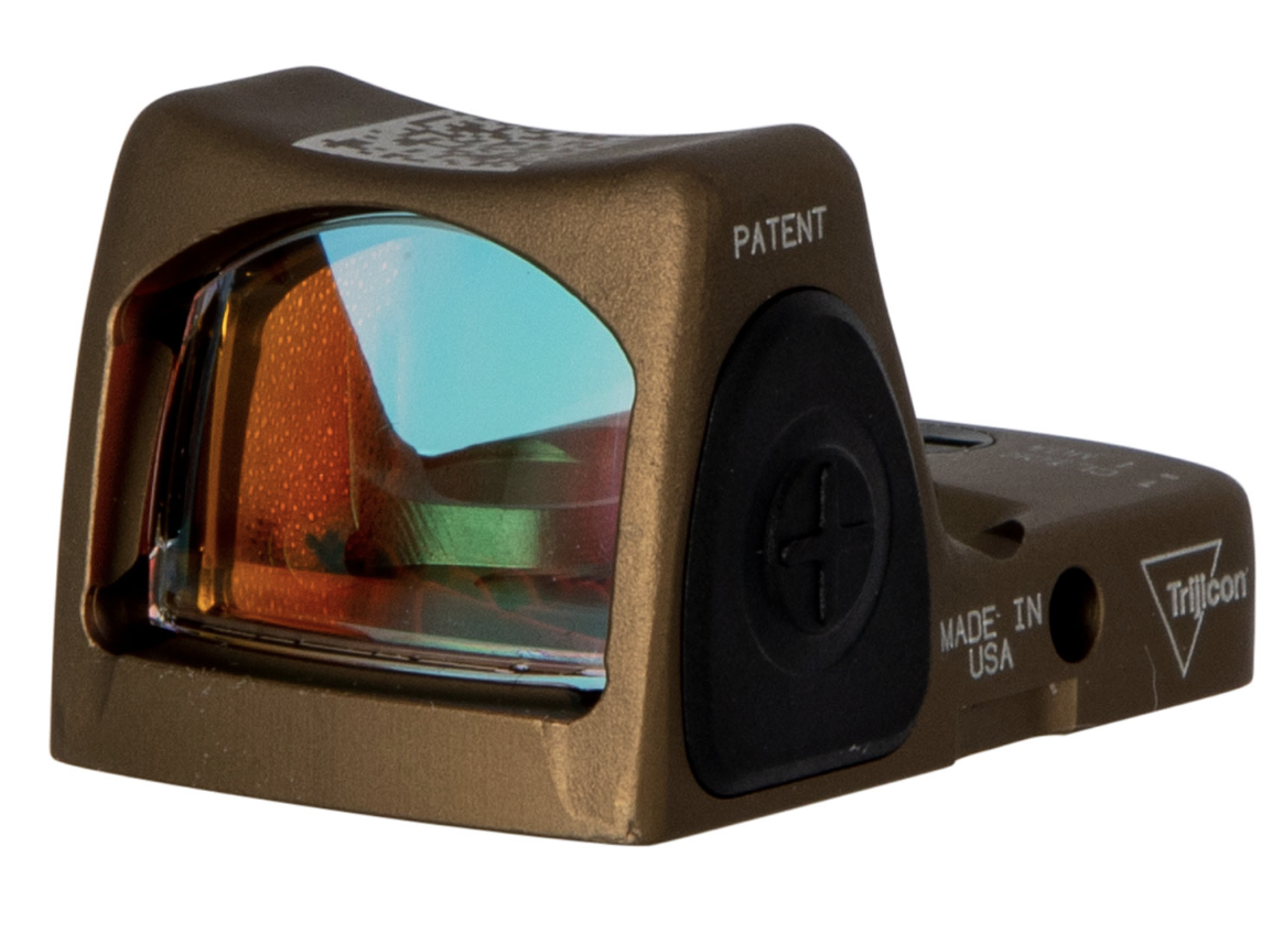 Trijicon RMR Type 2 Coyote Anodized Coyote Brown Anodized 22x16mm 3.25 MOA Red Dot LED Reticle