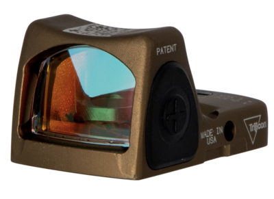 Trijicon RMR Type 2 Coyote Anodized Coyote Brown Anodized 22x16mm 3.25 MOA Red Dot LED Reticle