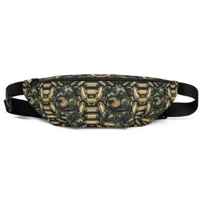 Redstone Camo Bear and Bullets Fanny Pack