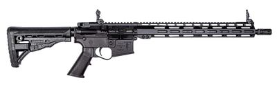 ET Arms Inc ETAGOMEGA556ML15CA Omega-15 5.56x45mm NATO 10+1 16&quot;, Polymer Rec, ATI SR-1 Deluxe Stock, A2 Grip, Flip-Up Sights