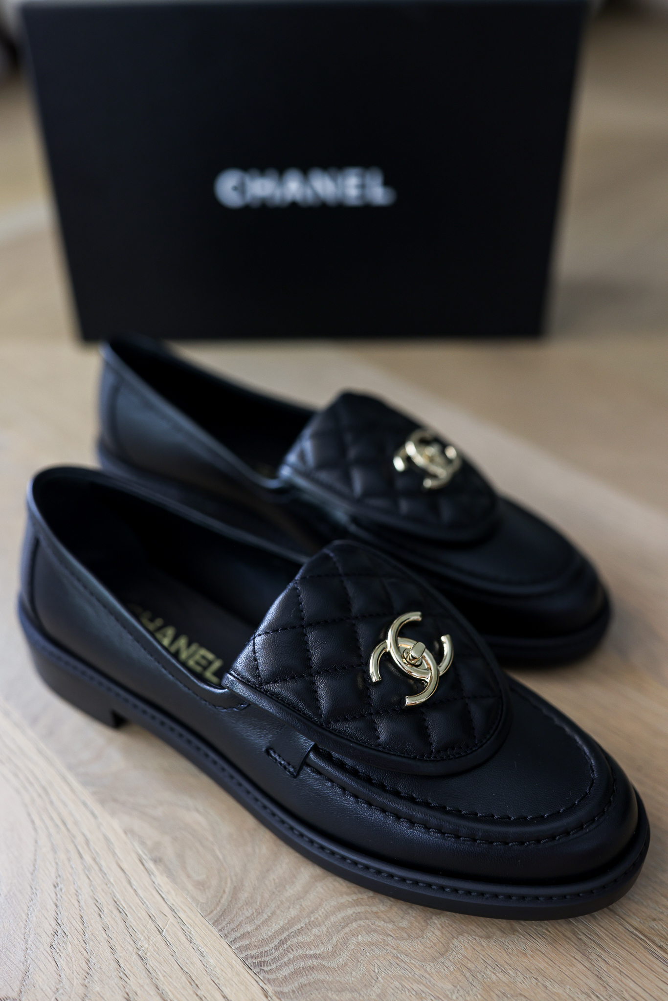 Chanel Lambskin Quilted CC Turnlock Tab Loafers Black chanel-lambskin-quilted-cc-turnlock-tab-loafers-black