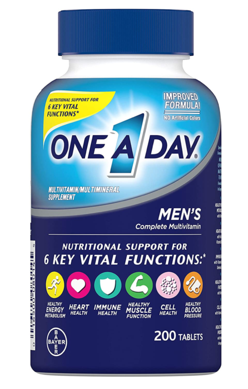 One A Day Men’s Multivitamin, Supplement with Multivitamins and more - 200 Pills
