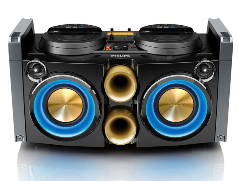 Philips Party Machine Mini Hi-Fi System with DJ Mixer