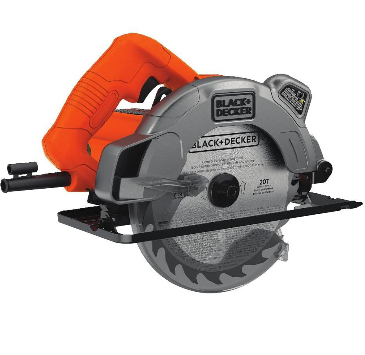 BLACK+DECKER 7-1/4-Inch Circular Saw with Laser, 13-Amp (BDECS300C)