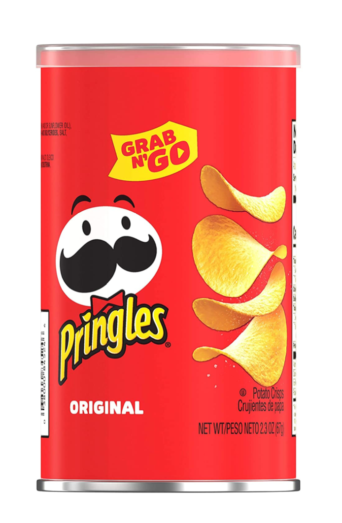 Pringles Potato Crisps Chips, Original, 2.3oz (12 Count)