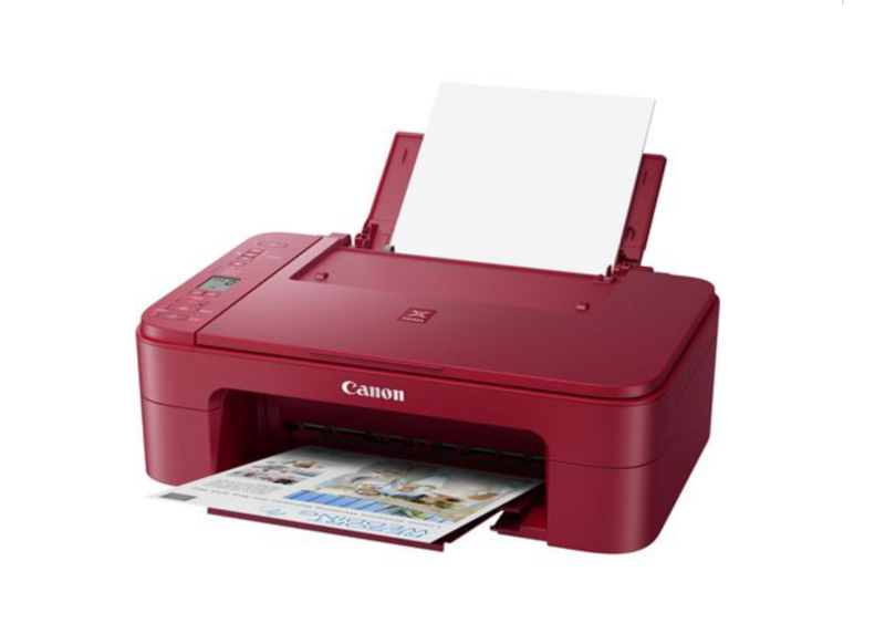 Canon PIXMA Wireless Office All-In-One Printer, Red