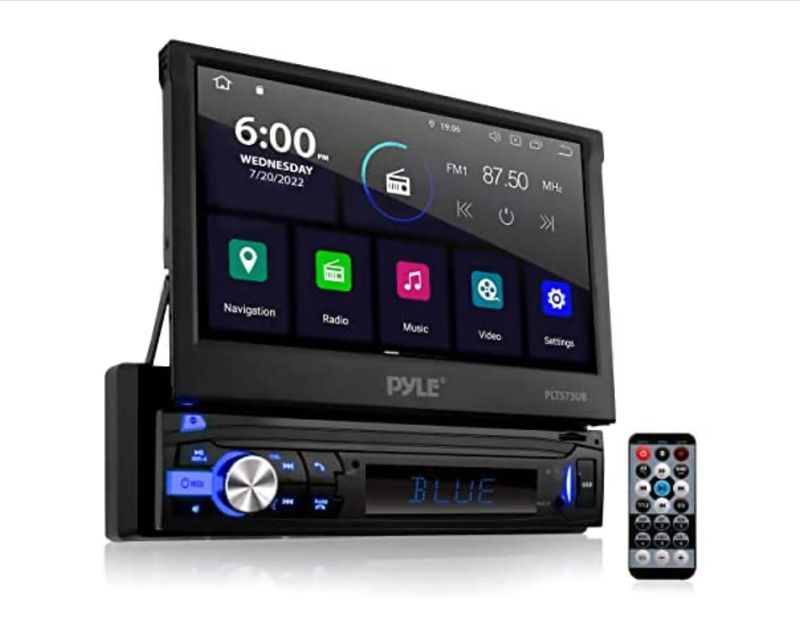 PYLE Car Stereo Video Receiver - Multimedia Disc Player