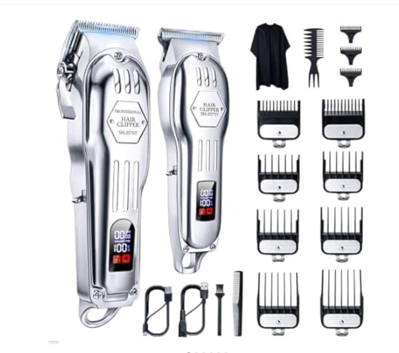 KIKIDO Professional Hair Clipper Set (2 Clippers)
