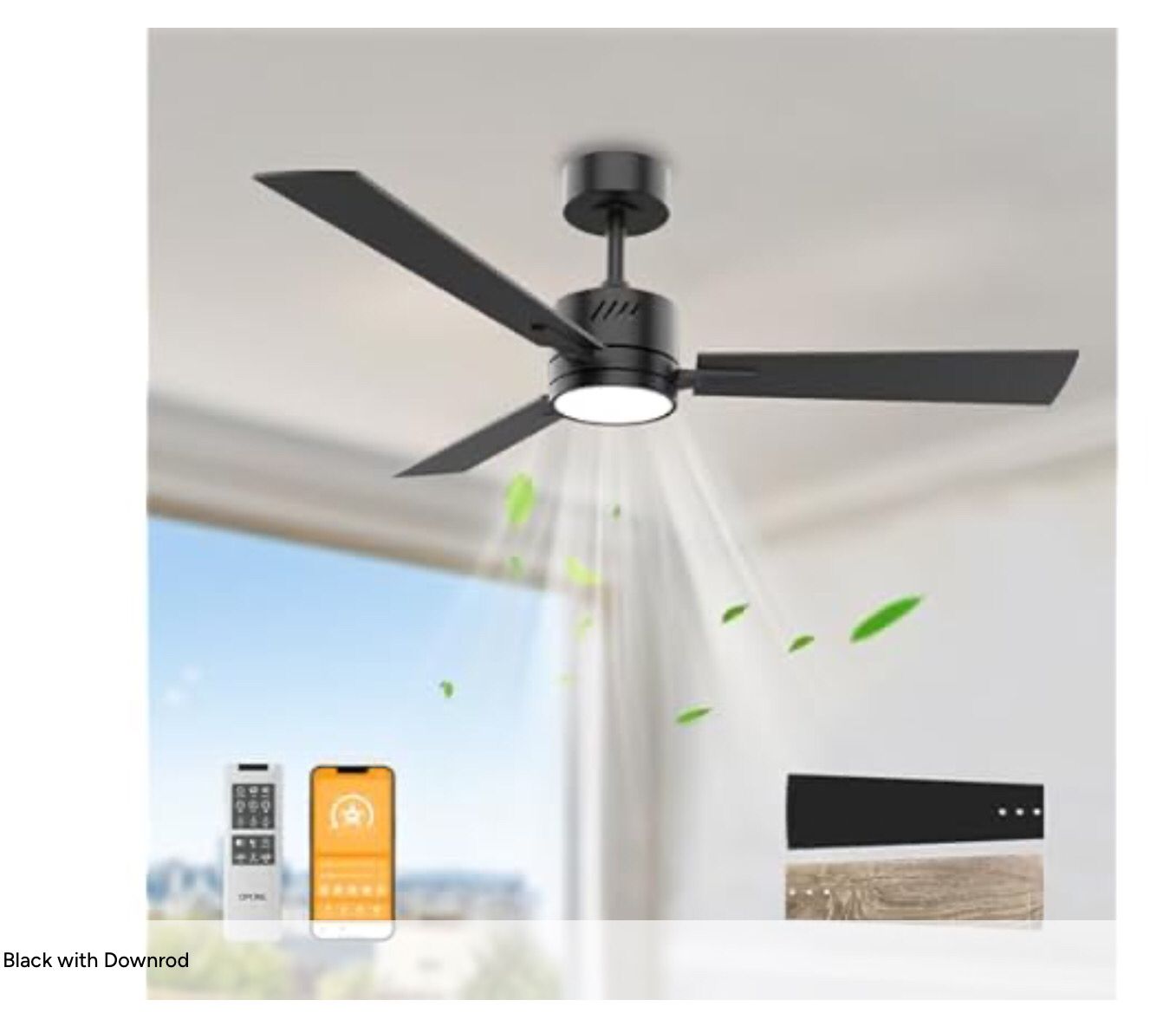 OPONL 42&quot; Ceiling Fan | With and Without Downrods (Open Box)