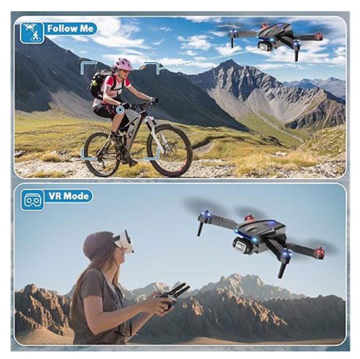 Naseto Drone with Camera 1080P
