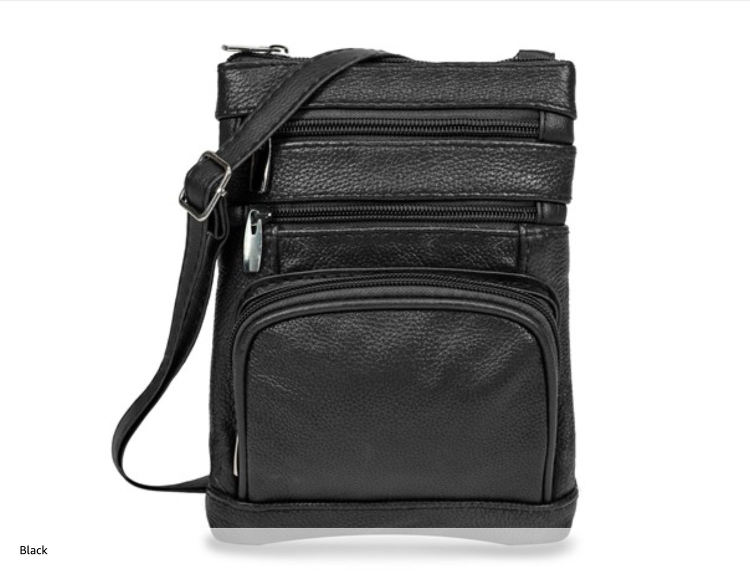 Plus Size Leather Crossbody Bag