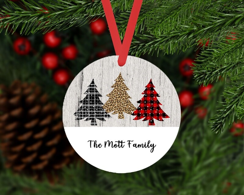 Pattern tree personalized ornament Pattern tree personalized ornament