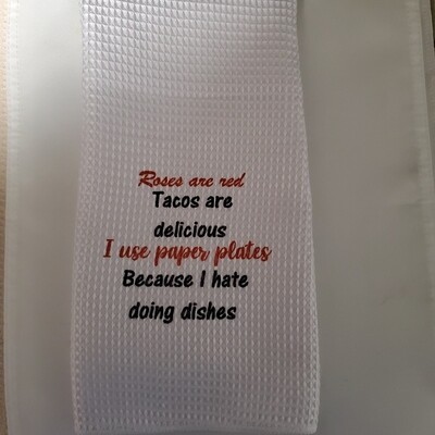 funny kitchen towel