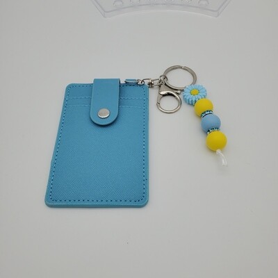 Mini wallet with keychain