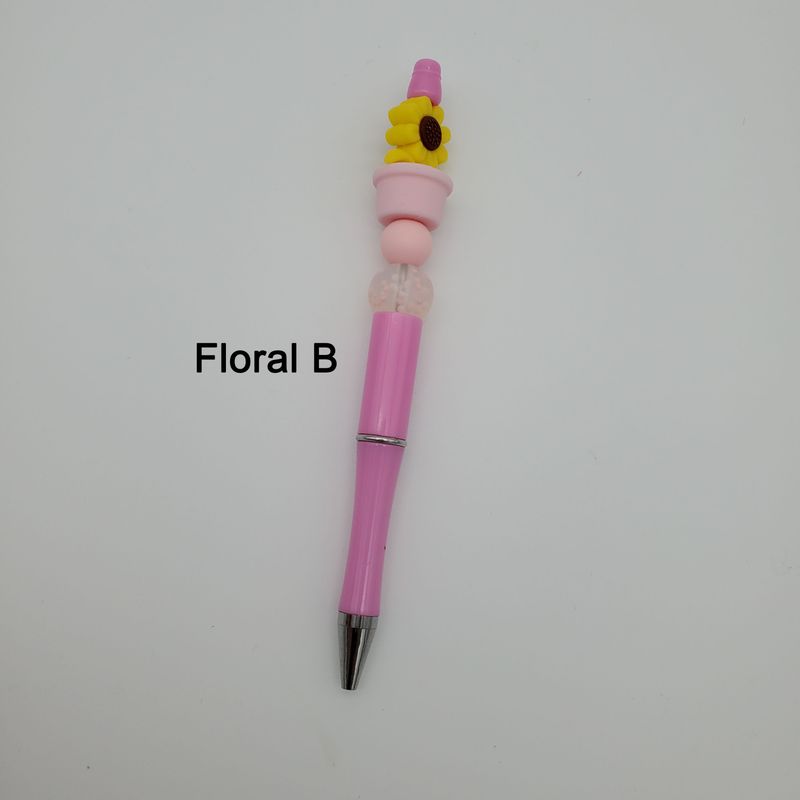 Beaded pens - floral
