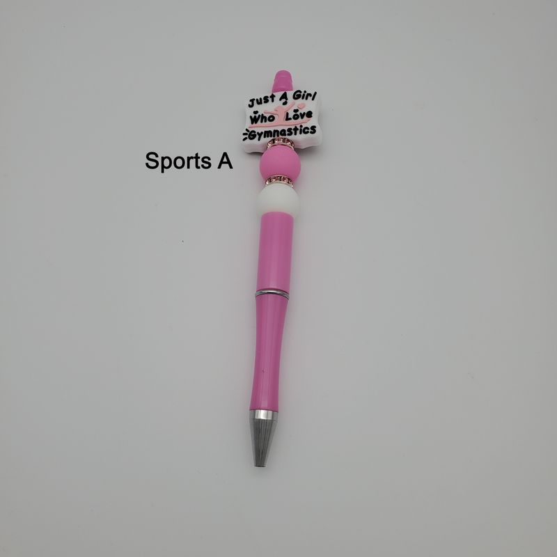 Beaded pen - sports