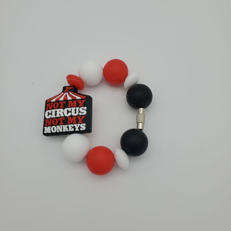 Beaded cup charm - Not my circus