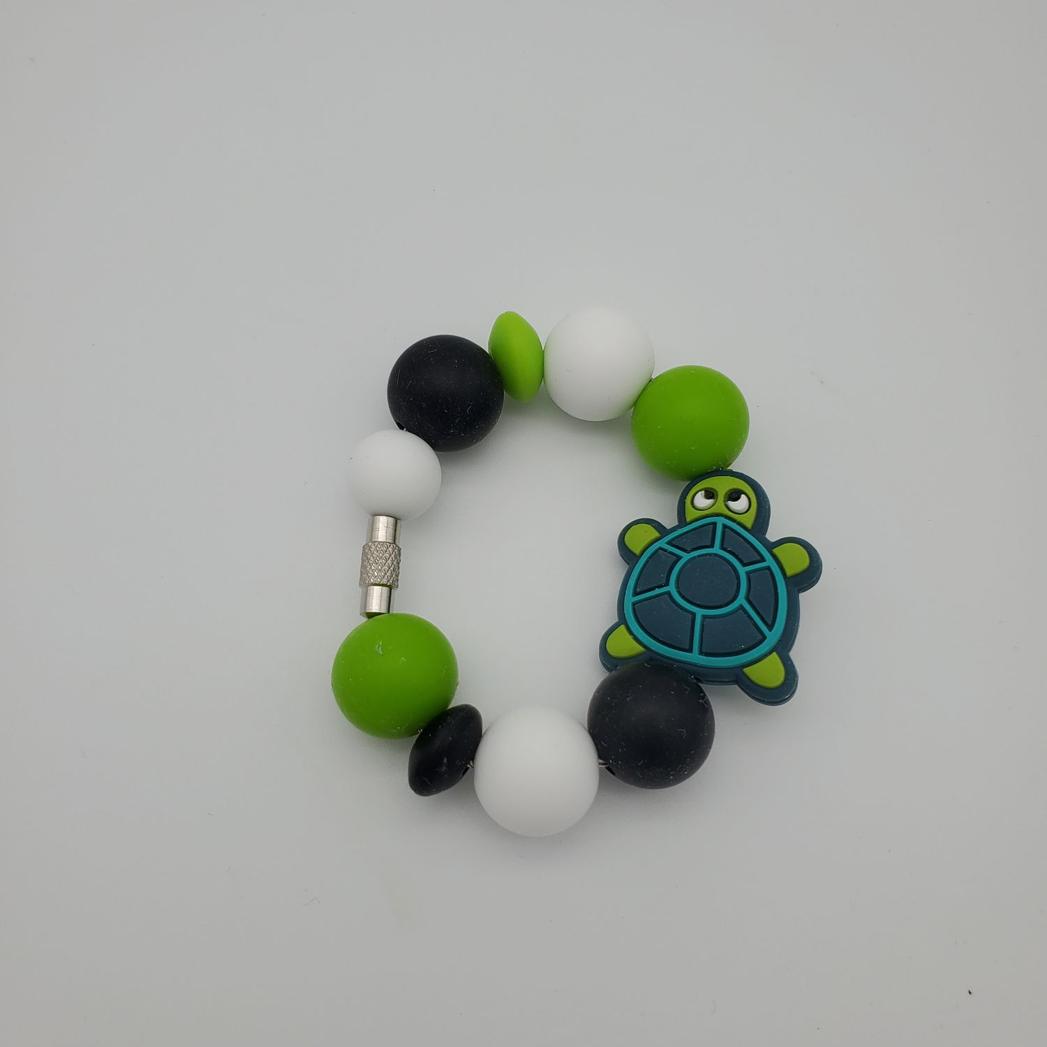 Beaded cup charm - Turtle