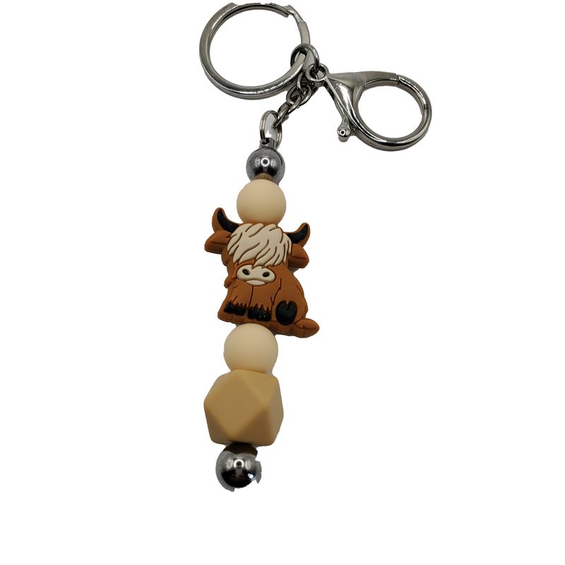 Beaded key chains/zipper pulls