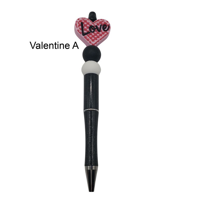 Beaded pens - Valentines