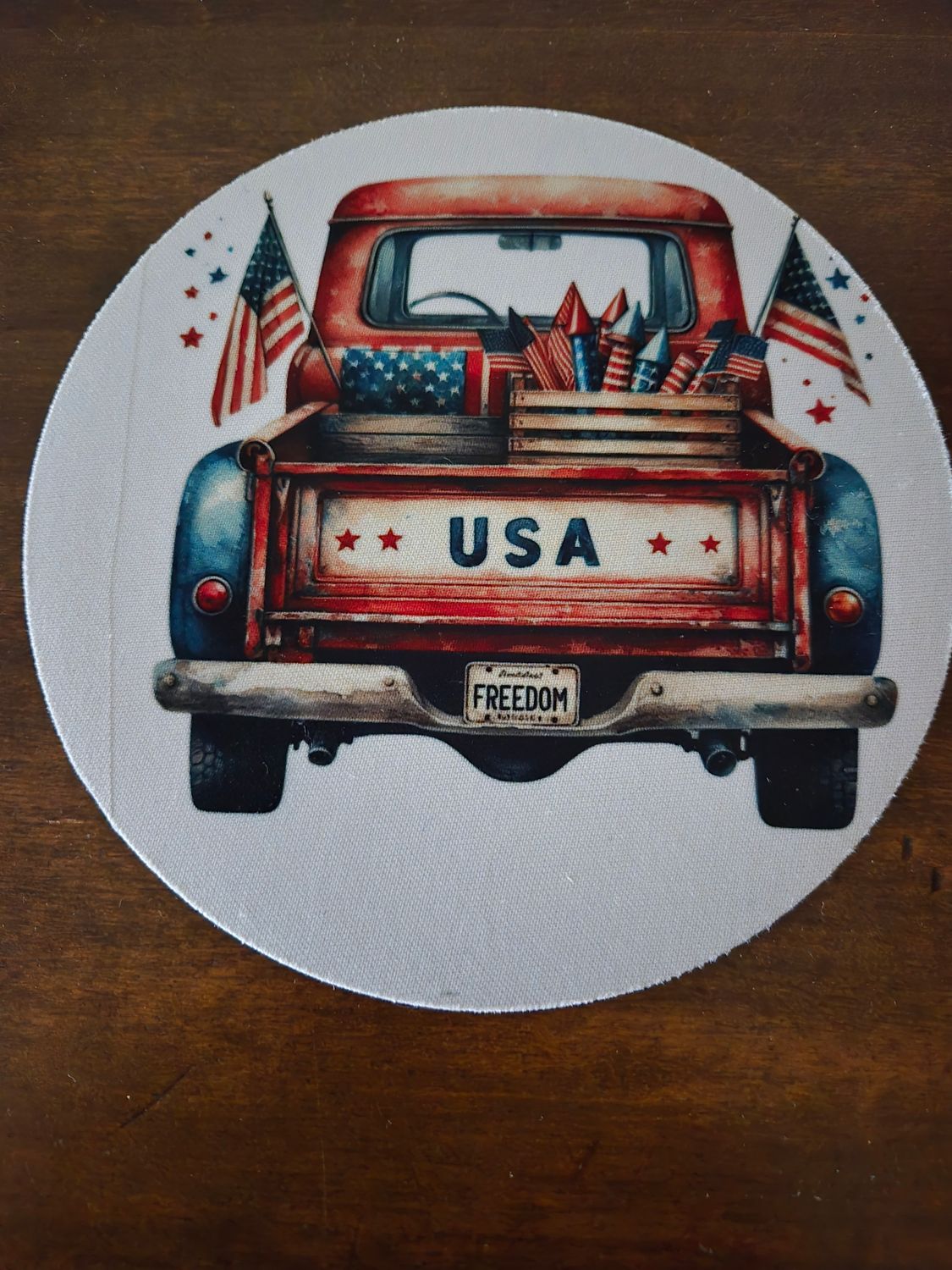 Jar Gripper - Patriotic truck