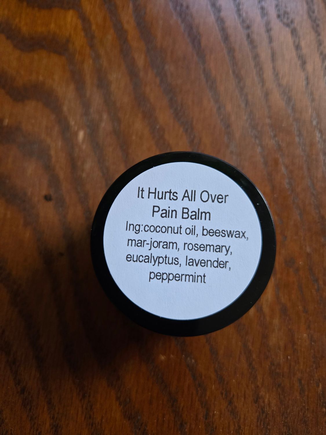 It hurts all over balm - 1 oz
